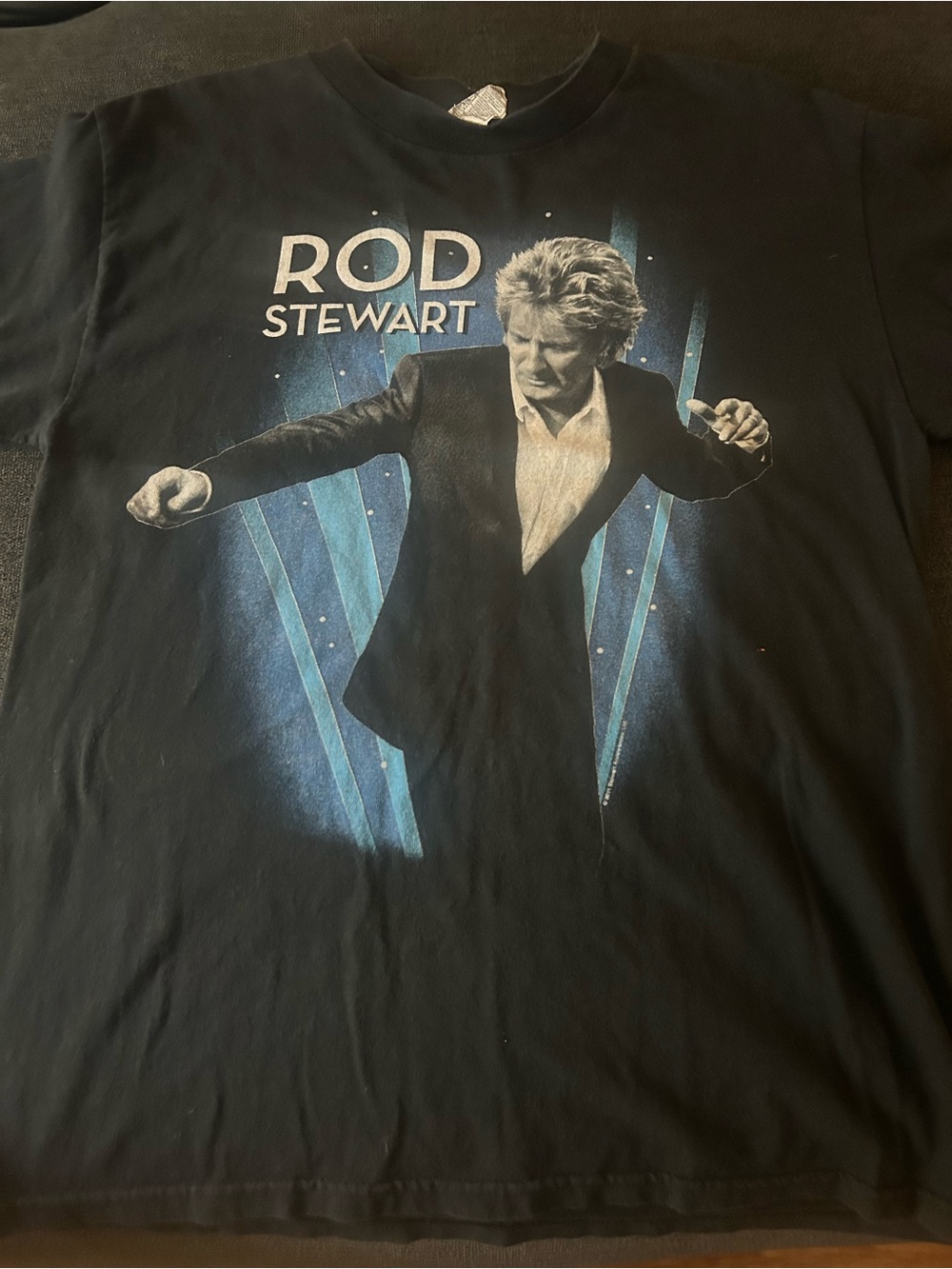 Rod Stewart Heart & Soul Tour 2011 Concert T-Shirt Black Medium Mens Graphic